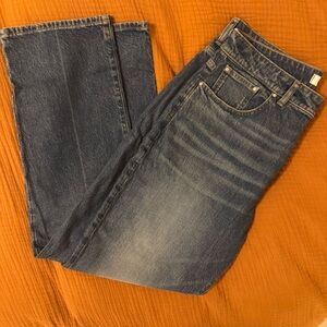 Madewell Curvy Longline Straight Jean in Size 32.